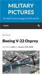 Mobile Screenshot of militarypictures.info